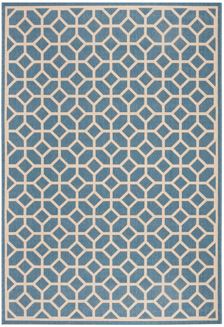 Safavieh Linden Lnd127M Blue / Creme Rugs - Safavieh - lnd127m - 4