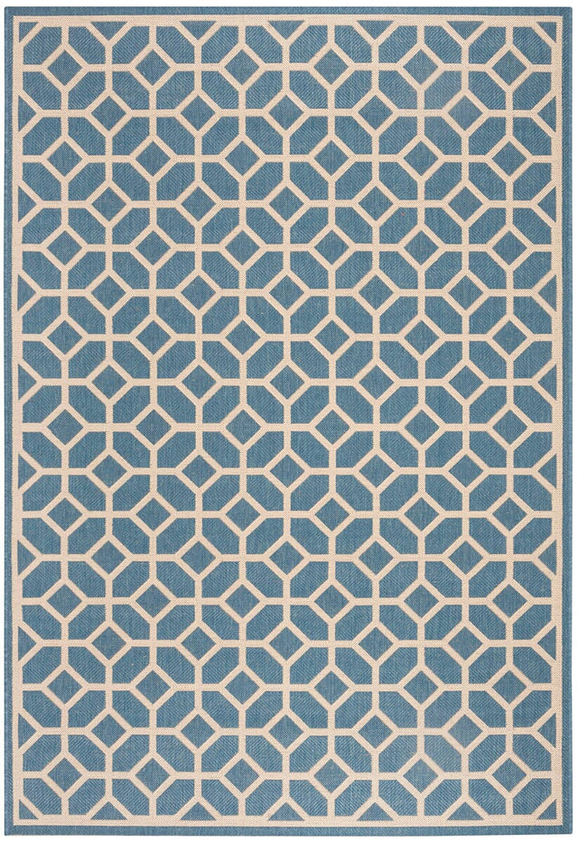 Safavieh Linden Lnd127M Blue / Creme Rugs - Safavieh - lnd127m - 4