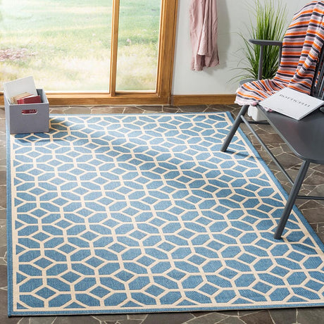 Safavieh Linden Lnd127M Blue / Creme Rugs - Safavieh - lnd127m - 4