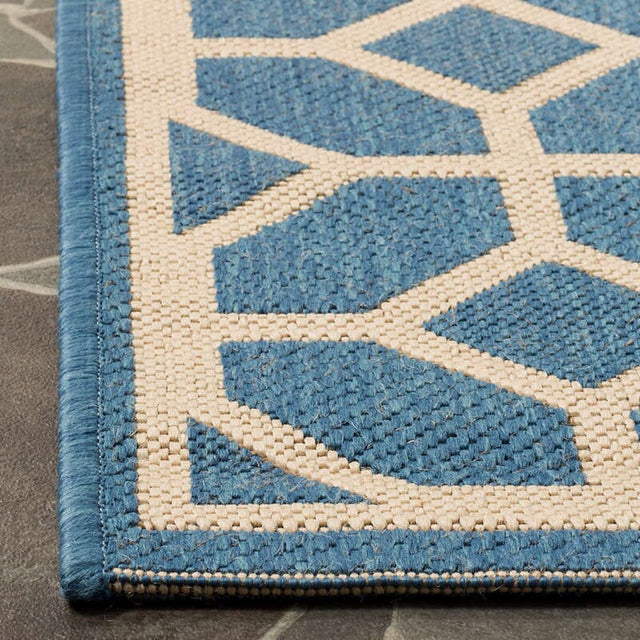 Safavieh Linden Lnd127M Blue / Creme Rugs - Safavieh - lnd127m - 4