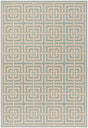 Safavieh Linden Lnd128K Aqua / Cream Rugs - Safavieh - lnd128k - 4