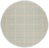 Safavieh Linden Lnd128K Aqua / Cream Rugs - Safavieh - lnd128k - 6r
