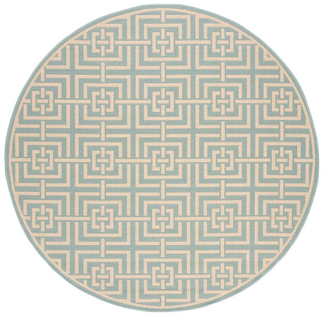 Safavieh Linden Lnd128K Aqua / Cream Rugs - Safavieh - lnd128k - 6r