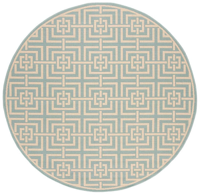 Safavieh Linden Lnd128K Aqua / Cream Rugs - Safavieh - lnd128k - 6r