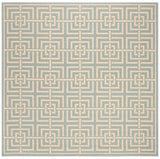 Safavieh Linden Lnd128K Aqua / Cream Rugs - Safavieh - lnd128k - 6sq