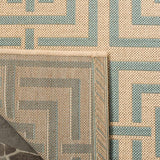 Safavieh Linden Lnd128L Cream / Aqua Rugs - Safavieh - lnd128l - 4