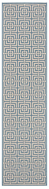 Safavieh Linden Lnd128M Blue / Creme Rugs - Safavieh - lnd128m - 28