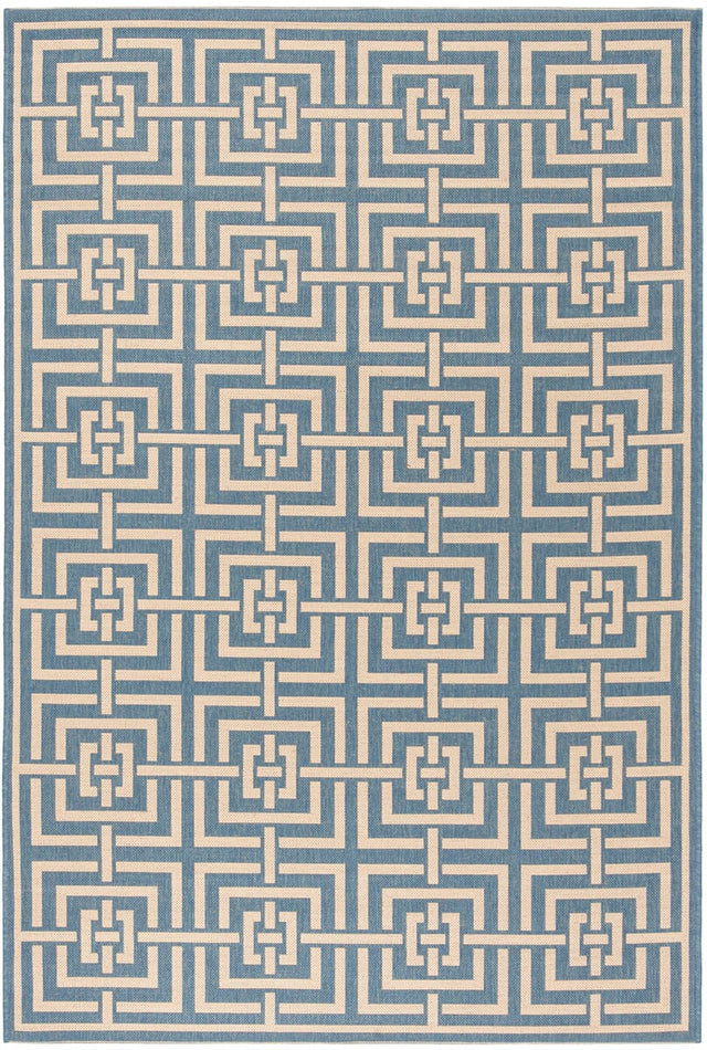 Safavieh Linden Lnd128M Blue / Creme Rugs - Safavieh - lnd128m - 4