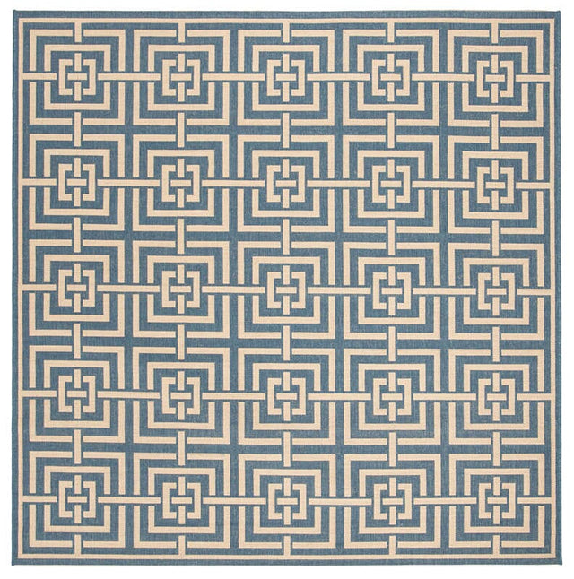 Safavieh Linden Lnd128M Blue / Creme Rugs - Safavieh - lnd128m - 6sq