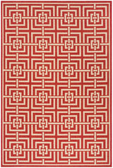 Safavieh Linden Lnd128Q Red / Creme Rugs - Safavieh - lnd128q - 4