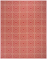 Safavieh Linden Lnd128Q Red / Creme Rugs - Safavieh - lnd128q - 6r