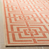 Safavieh Linden Lnd128R Cream / Rust Rugs - Safavieh - lnd128r - 4