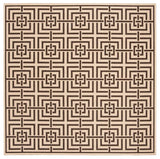 Safavieh Linden Lnd128U Creme / Brown Rugs - Safavieh - lnd128u - 6sq