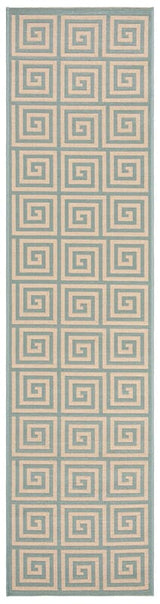 Safavieh Linden Lnd129L Cream / Aqua Rugs - Safavieh - lnd129l - 28