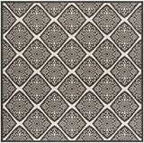 Safavieh Linden Lnd132A Light Grey / Charcoal Rugs - Safavieh - lnd132a - 6sq