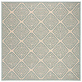Safavieh Linden Lnd132L Cream / Aqua Rugs - Safavieh - lnd132l - 6sq