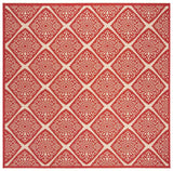 Safavieh Linden Lnd132Q Red / Creme Rugs - Safavieh - lnd132q - 6sq