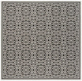 Safavieh Linden Lnd134A Light Grey / Charcoal Rugs - Safavieh - lnd134a - 6sq