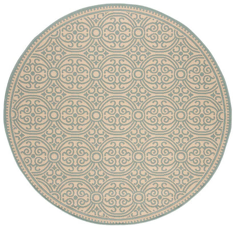 Safavieh Linden Lnd134K Aqua / Cream Rugs - Safavieh - lnd134k - 6r