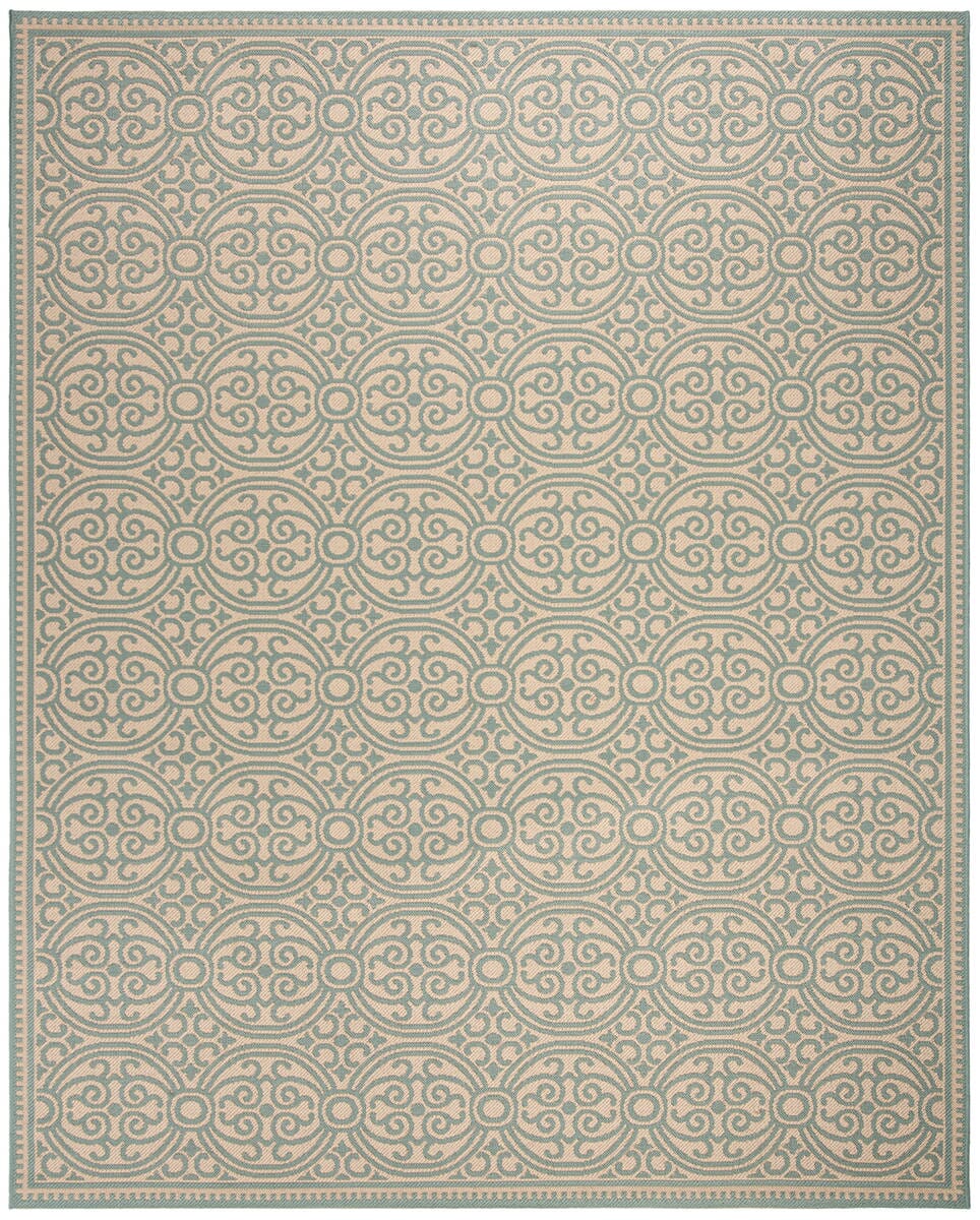 Safavieh Linden Lnd134K Aqua / Cream Rugs - Safavieh - lnd134k - 6r
