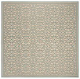 Safavieh Linden Lnd134K Aqua / Cream Rugs - Safavieh - lnd134k - 6sq