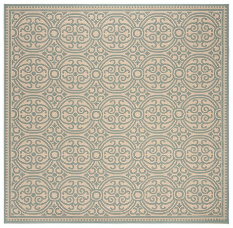 Safavieh Linden Lnd134K Aqua / Cream Rugs - Safavieh - lnd134k - 6sq