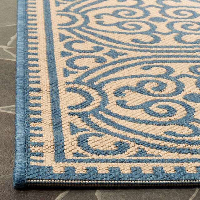 Safavieh Linden Lnd134M Blue / Creme Rugs - Safavieh - lnd134m - 4