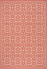 Safavieh Linden Lnd134Q Red / Creme Rugs - Safavieh - lnd134q - 4