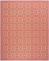 Safavieh Linden Lnd134Q Red / Creme Rugs - Safavieh - lnd134q - 6r
