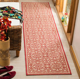Safavieh Linden Lnd134Q Red / Creme Rugs - Safavieh - lnd134q - 6sq
