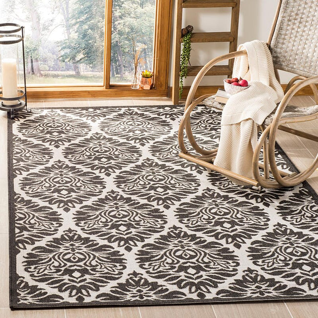 Safavieh Linden Lnd135A Light Grey / Charcoal Rugs - Safavieh - lnd135a - 4