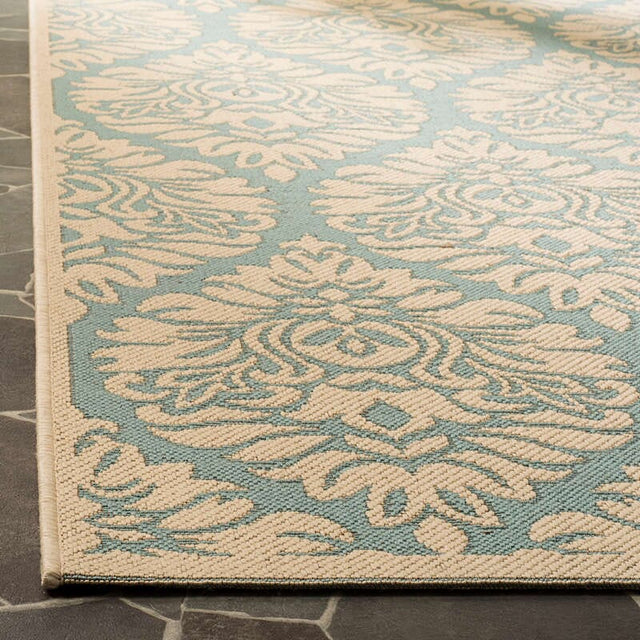 Safavieh Linden Lnd135K Aqua / Cream Rugs - Safavieh - lnd135k - 4