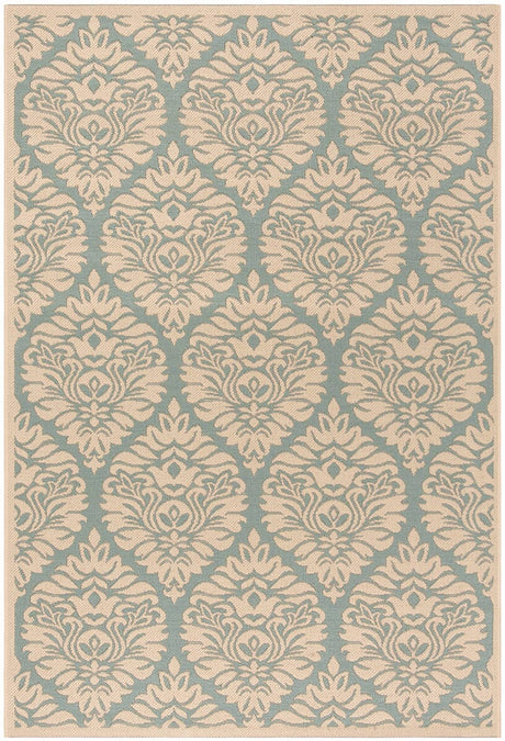 Safavieh Linden Lnd135K Aqua / Cream Rugs - Safavieh - lnd135k - 4