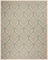 Safavieh Linden Lnd135K Aqua / Cream Rugs - Safavieh - lnd135k - 6r