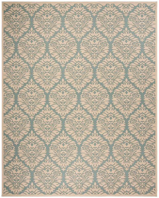 Safavieh Linden Lnd135K Aqua / Cream Rugs - Safavieh - lnd135k - 6r