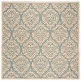 Safavieh Linden Lnd135K Aqua / Cream Rugs - Safavieh - lnd135k - 6sq