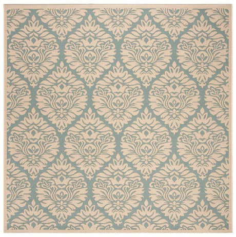 Safavieh Linden Lnd135K Aqua / Cream Rugs - Safavieh - lnd135k - 6sq