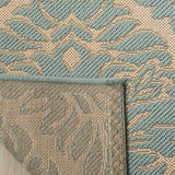 Safavieh Linden Lnd135L Cream / Aqua Rugs - Safavieh - lnd135l - 4