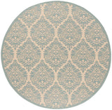 Safavieh Linden Lnd135L Cream / Aqua Rugs - Safavieh - lnd135l - 6r