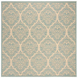 Safavieh Linden Lnd135L Cream / Aqua Rugs - Safavieh - lnd135l - 6sq