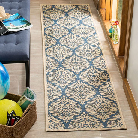 Safavieh Linden Lnd135M Blue / Creme Rugs - Safavieh - lnd135m - 28