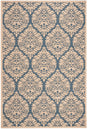 Safavieh Linden Lnd135M Blue / Creme Rugs - Safavieh - lnd135m - 4