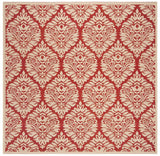 Safavieh Linden Lnd135Q Red / Creme Rugs - Safavieh - lnd135q - 6sq