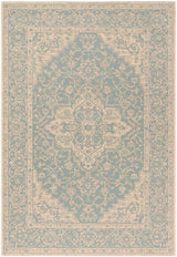 Safavieh Linden Lnd137K Aqua / Cream Rugs - Safavieh - lnd137k - 4