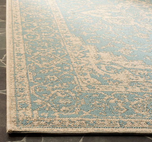 Safavieh Linden Lnd137K Aqua / Cream Rugs - Safavieh - lnd137k - 4