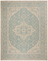 Safavieh Linden Lnd137K Aqua / Cream Rugs - Safavieh - lnd137k - 6r