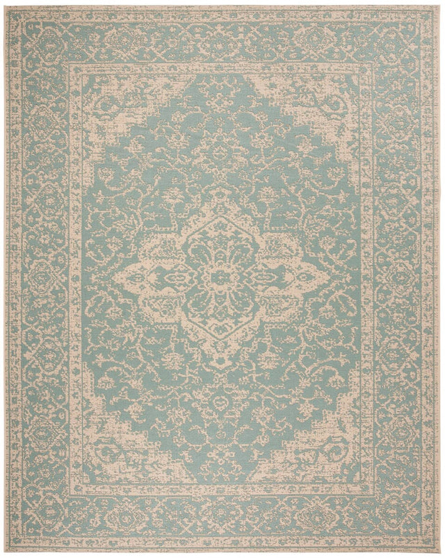 Safavieh Linden Lnd137K Aqua / Cream Rugs - Safavieh - lnd137k - 6r