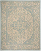 Safavieh Linden Lnd137L Cream / Aqua Rugs - Safavieh - lnd137l - 6r