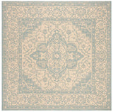 Safavieh Linden Lnd137L Cream / Aqua Rugs - Safavieh - lnd137l - 6sq