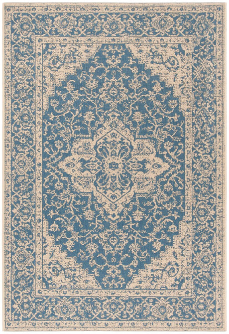 Safavieh Linden Lnd137M Blue / Creme Rugs - Safavieh - lnd137m - 4